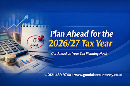 Plan Ahead for the 2026/27 Tax Year | Tax Planning & MTD Support