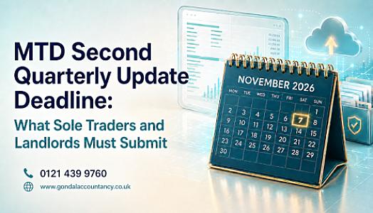 MTD Second Quarterly Update Deadline: What Sole Traders and Landlords Must Submit